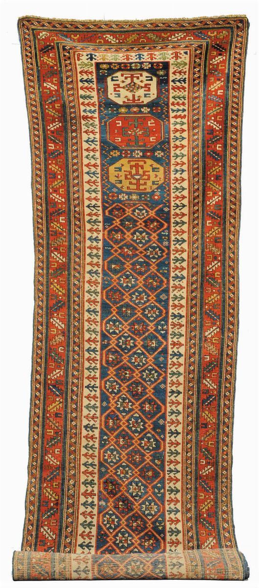 Passatoia caucasica Shirvan, metˆ XIX secolo  - Asta Antiquariato e Dipinti Antichi - Cambi Casa d'Aste