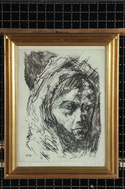 Giannetto Fieschi (1921-2008)volto Maschile, 1945