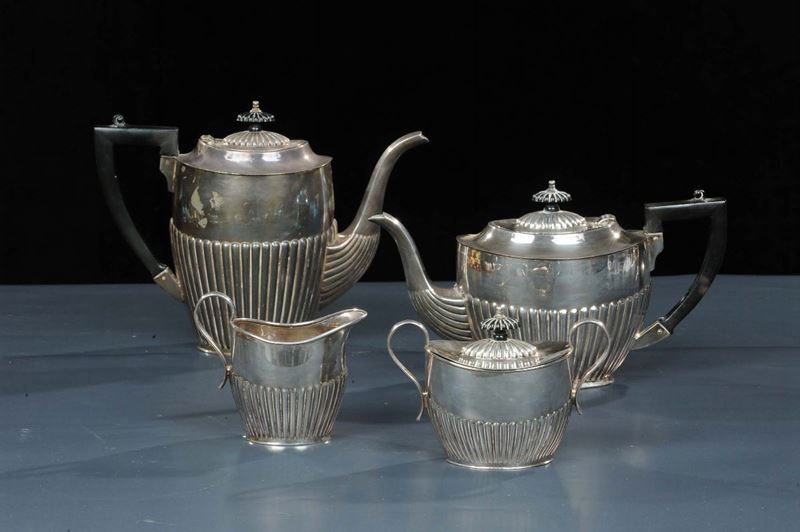 Servizio da t e caff in sheffield, XX secolo  - Asta Antiquariato e Dipinti Antichi - Cambi Casa d'Aste