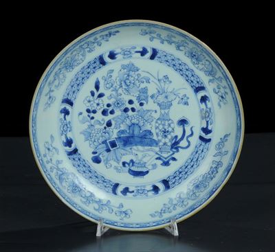 Piatto in Porcellana, Cina XVIII Secolo