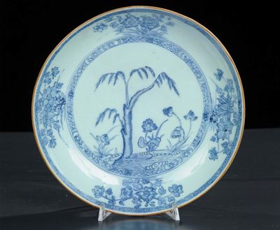 Piatto in Porcellana, Cina XVIII Secolo