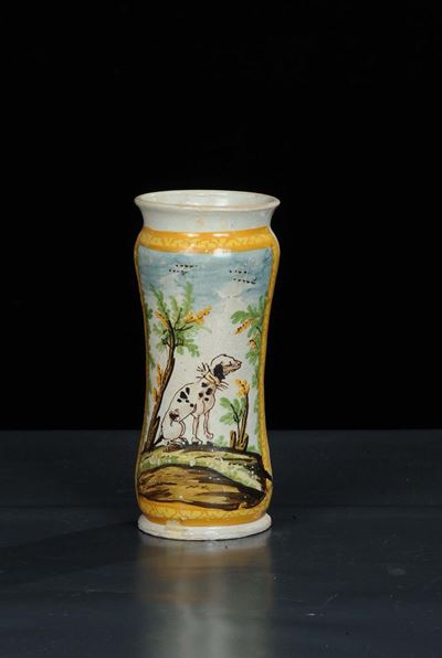 Albarello in Maiolica, Centro Italia XX Secolo