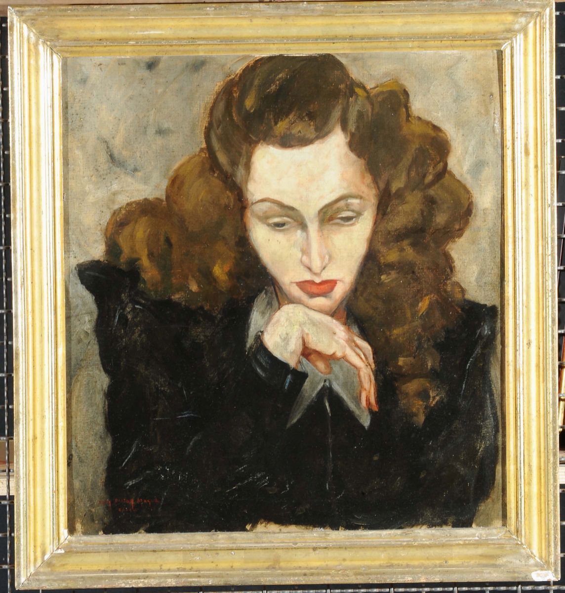 Anonimo del XX Secolodissar Braque?ritratto di Donna