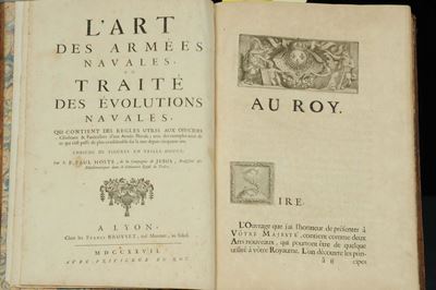 Hoste, P.paull’art Des Armèes Navales Ou Traitè Des Èvolutions Navales./theorie De la Constructio...