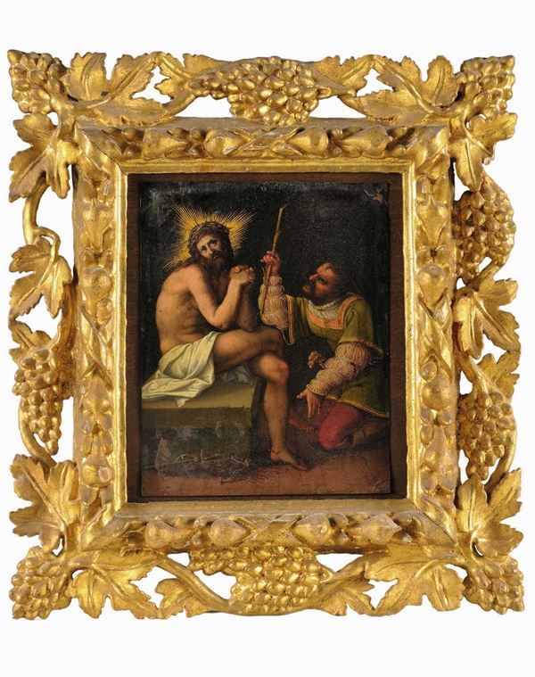 Artista Fiammingo attivo a Roma, XVII secolo Cristo derisoCristo deposto