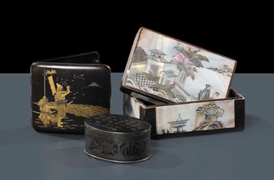 Tre Objects De Vertu, Estremo Oriente XIX Secolo