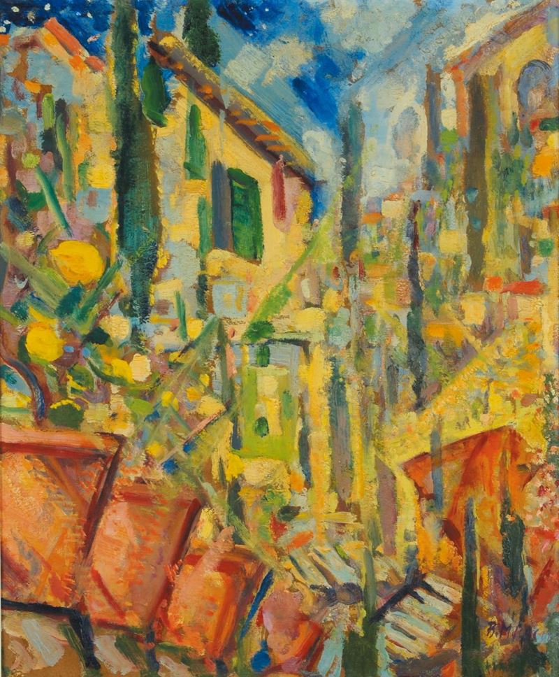 Baccio Maria Bacci (1888-1974) I limoni di Fiesole  - Asta Dipinti del XIX e XX secolo - II - Cambi Casa d'Aste
