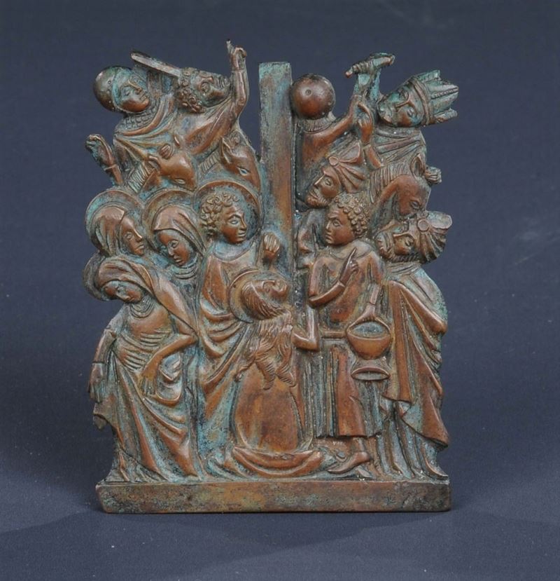 Bottega di Faggini, XVIII secolo Crocifissione  - Asta Antiquariato e Dipinti Antichi - Cambi Casa d'Aste
