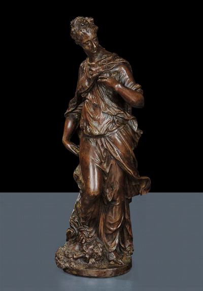 Bronzo Raffigurante Giuditta, XVII Secolo