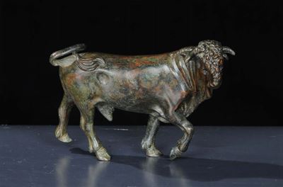 Bronzo Raffigurante Toro, XVIII Secolo