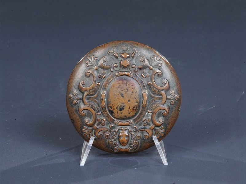 Presse-papier in bronzo, Firenze, XVII secolo  - Auction Old Paintings and Furnitures - Cambi Casa d'Aste