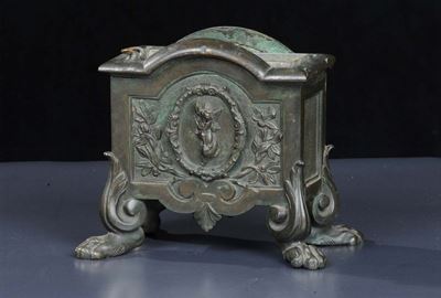 Portafiori in Bronzo Brunito, XIX Secolo