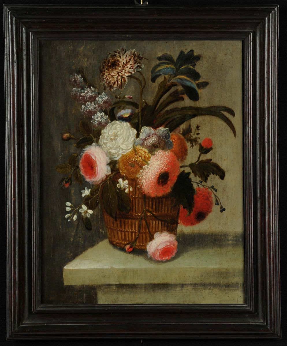 Scuola del XVIII Secolonatura Morta con Vaso di Fiori