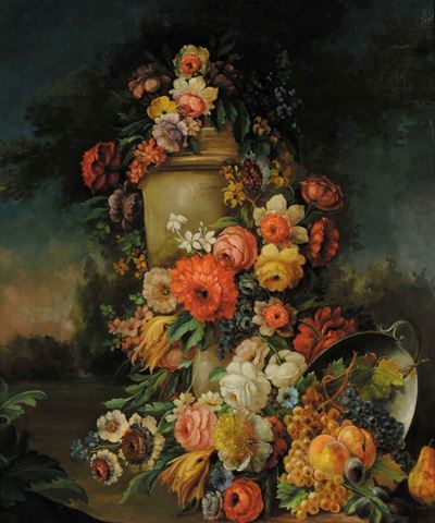Michele Antonio Rapous, Seguace Dinatura Morta con Fiori