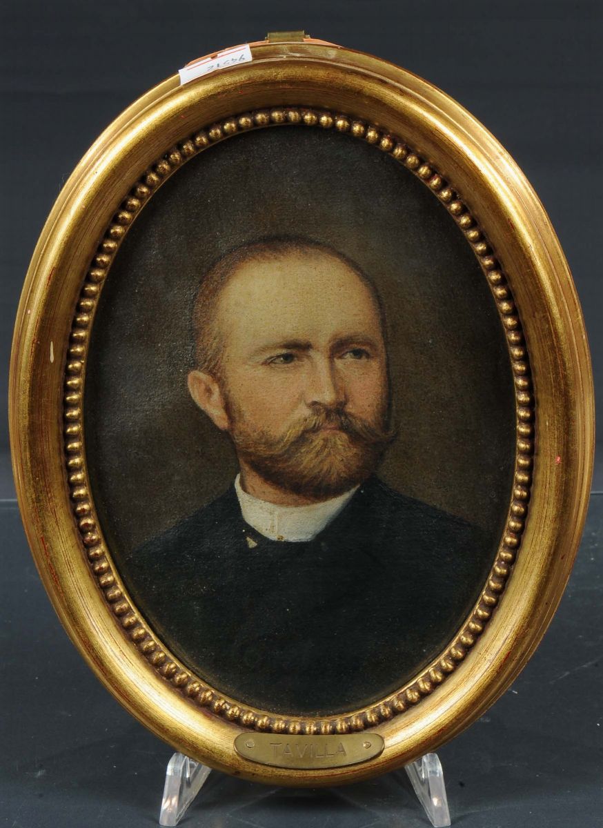 Anonimo Piemontese della Fine XIX Secoloritratti Maschili