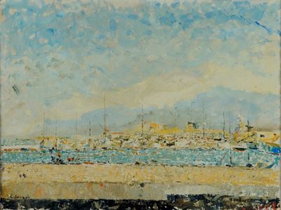Luigi Crisconio (1893-1946)porticciolo di Rapallo