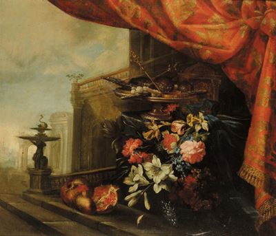 Scuola del XVIII Secolonatura Morta con Fiori