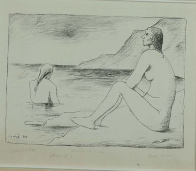 Carlo Carrˆ (1881-1966)donne al Mare, 1944
