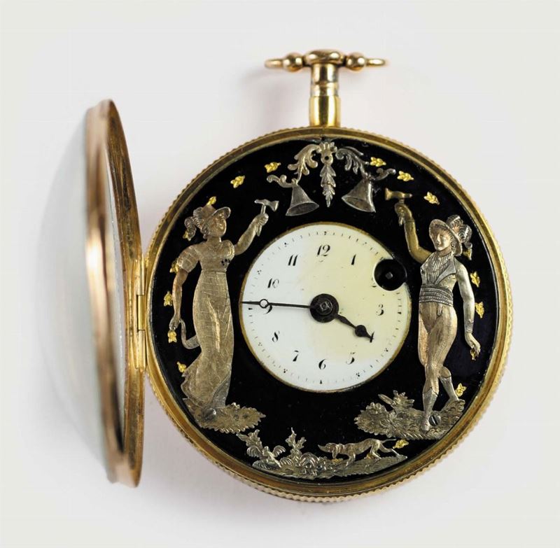 Orologio da tasca. Francia 1810-1820 circa  - Asta Gioielli, Argenti ed Orologi Antichi e Contemporanei - Cambi Casa d'Aste