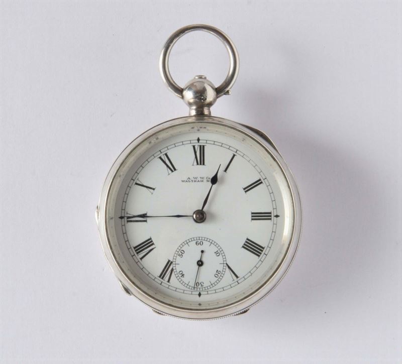 Orologio da tasca Waltham, 1890 circa  - Auction Silver, Clocks and Jewels - Cambi Casa d'Aste