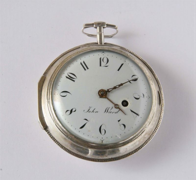 Orologio da tasca, John Ward &Courtelary. 1720 circa  - Auction Silver, Clocks and Jewels - Cambi Casa d'Aste
