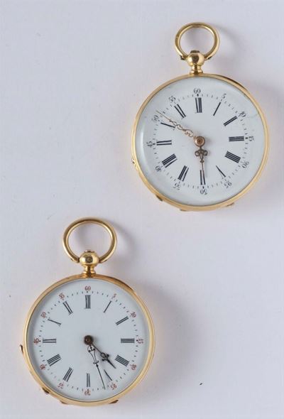 Due Orologi da Tasca in Oro