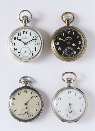 Quattro Orologi da Tasca da Uomo