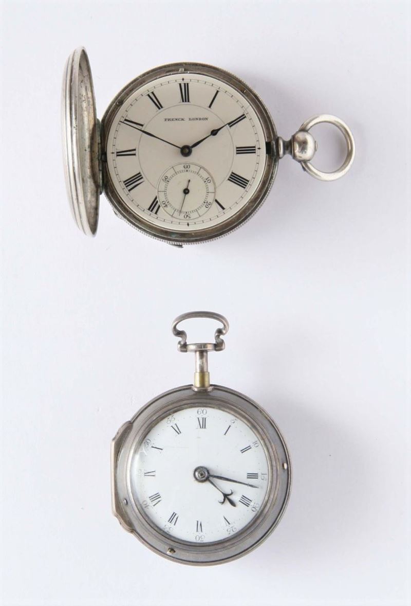 Due orologi da tasca, Thomas Vernon, 1700- 1740  - Auction Silver, Clocks and Jewels - Cambi Casa d'Aste