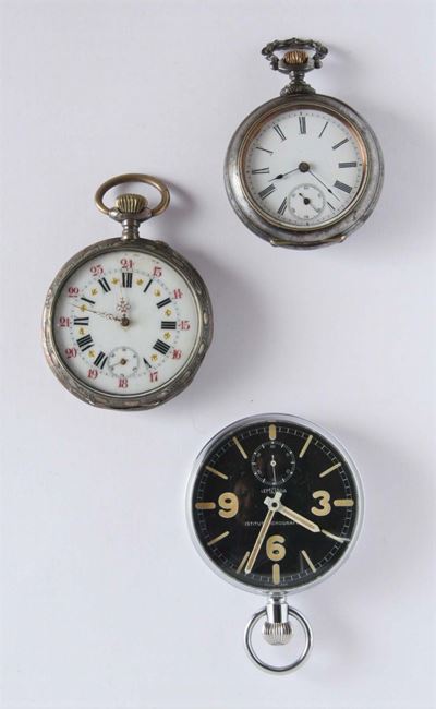 Tre Orologi da Tasca
