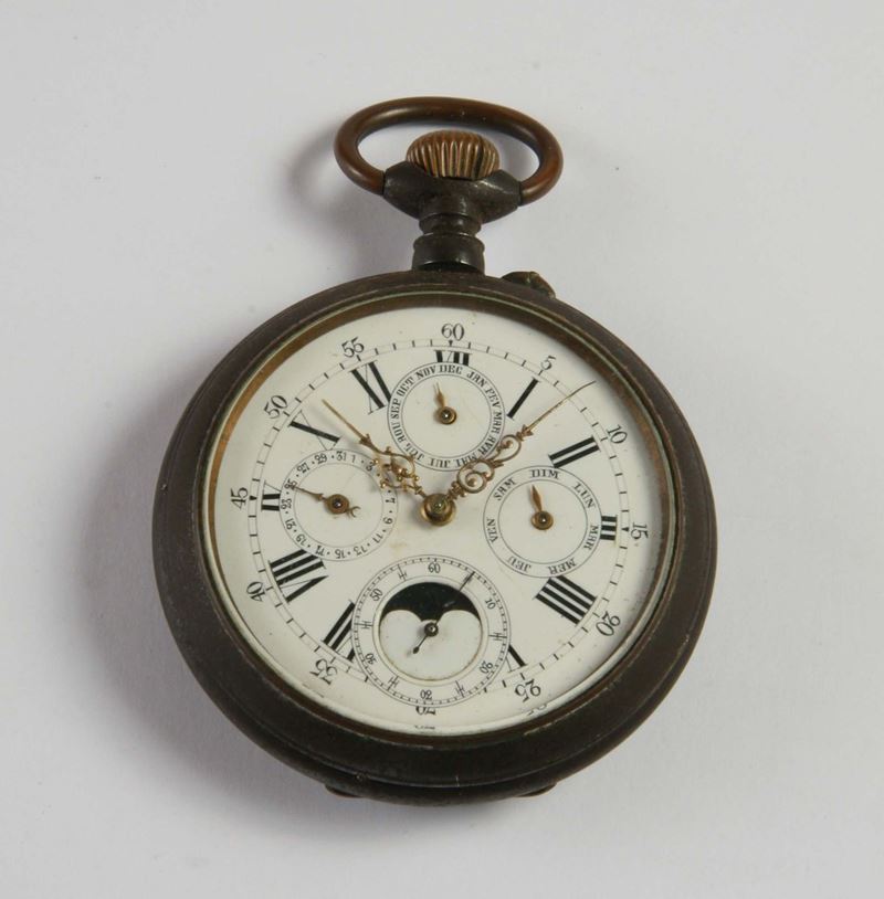 Orologio da tasca. Fine XIX secolo  - Auction Silver, Clocks and Jewels - Cambi Casa d'Aste