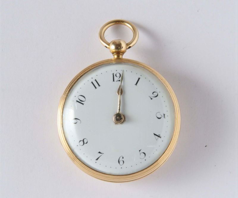 Orologio da tasca Barrauds Cornhill.  Inghilterra 1850 circa  - Asta Gioielli, Argenti ed Orologi Antichi e Contemporanei - Cambi Casa d'Aste