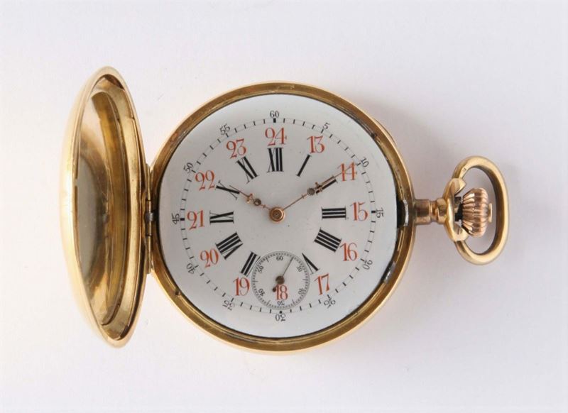 Orologio da tasca. Fine XIX secolo  - Auction Silver, Clocks and Jewels - Cambi Casa d'Aste