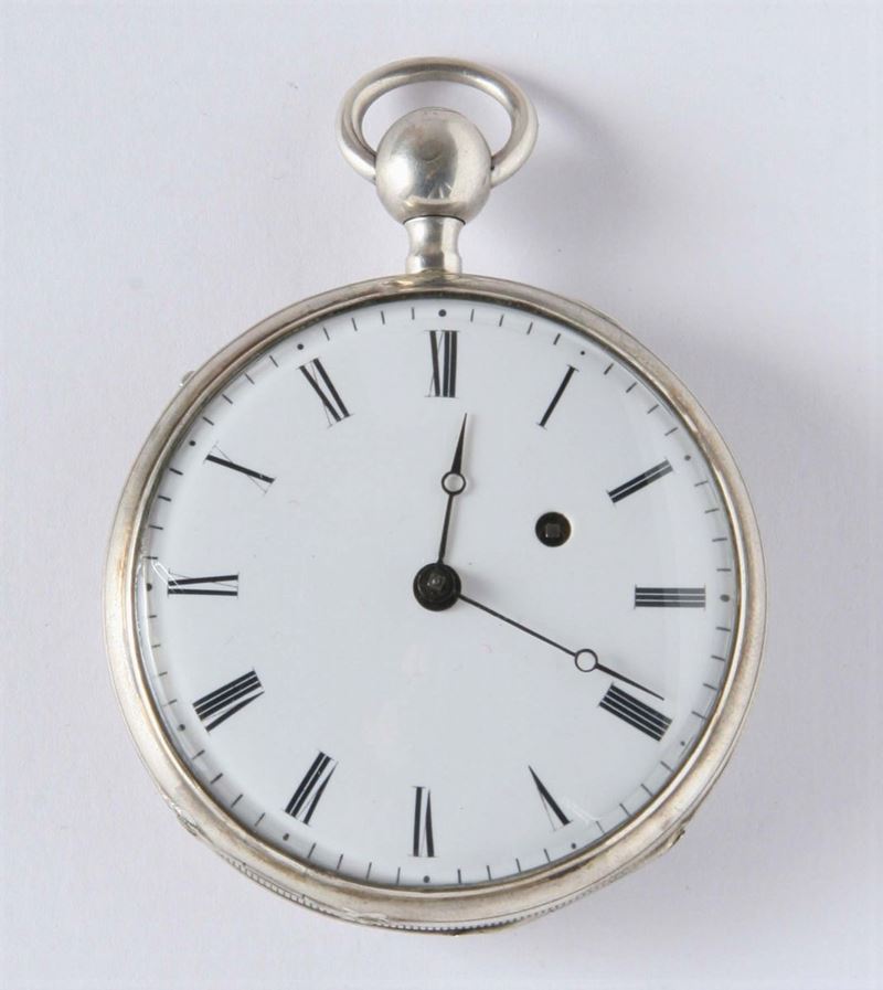 Orologio da tasca. Francia 1850  - Auction Silver, Clocks and Jewels - Cambi Casa d'Aste