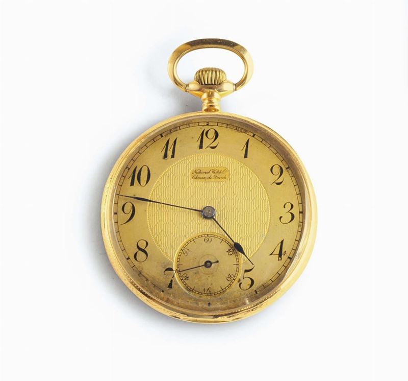 Orologio da tasca National Watch  - Auction Silver, Clocks and Jewels - Cambi Casa d'Aste