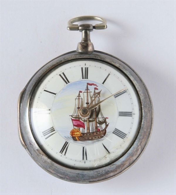 Orologio da tasca Chapman Bollon. Londra 1765