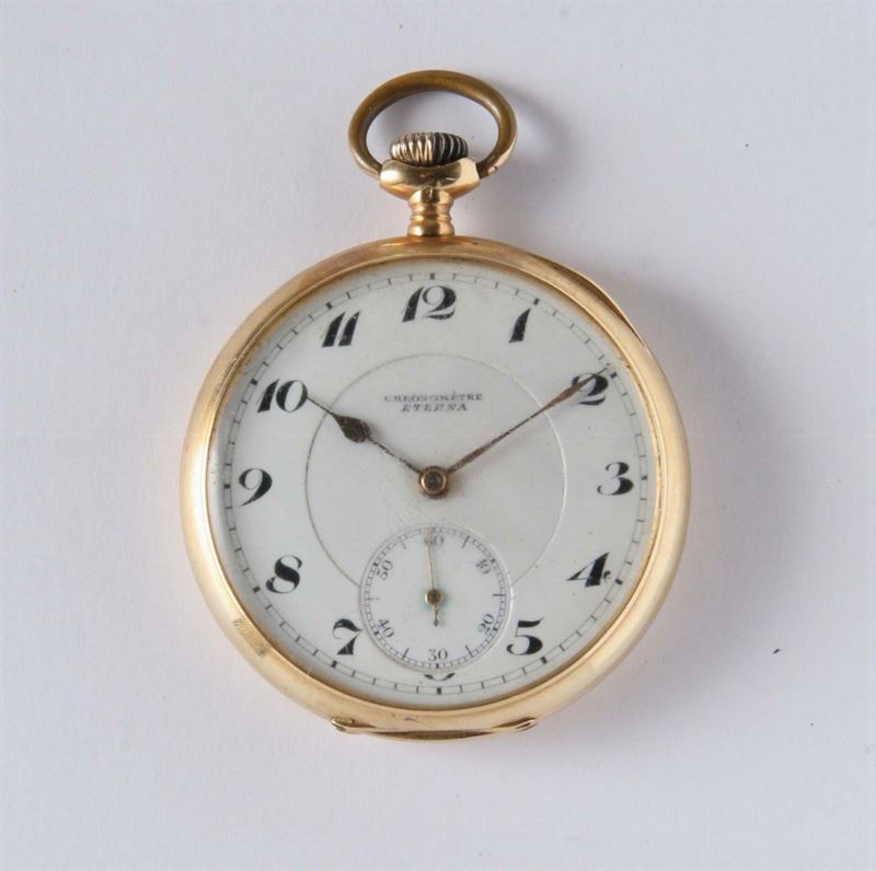 Orologio da tasca Eterna. XX secolo  - Auction Silver, Clocks and Jewels - Cambi Casa d'Aste