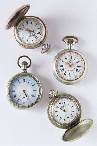 Quattro Orologi da Tasca da Uomo