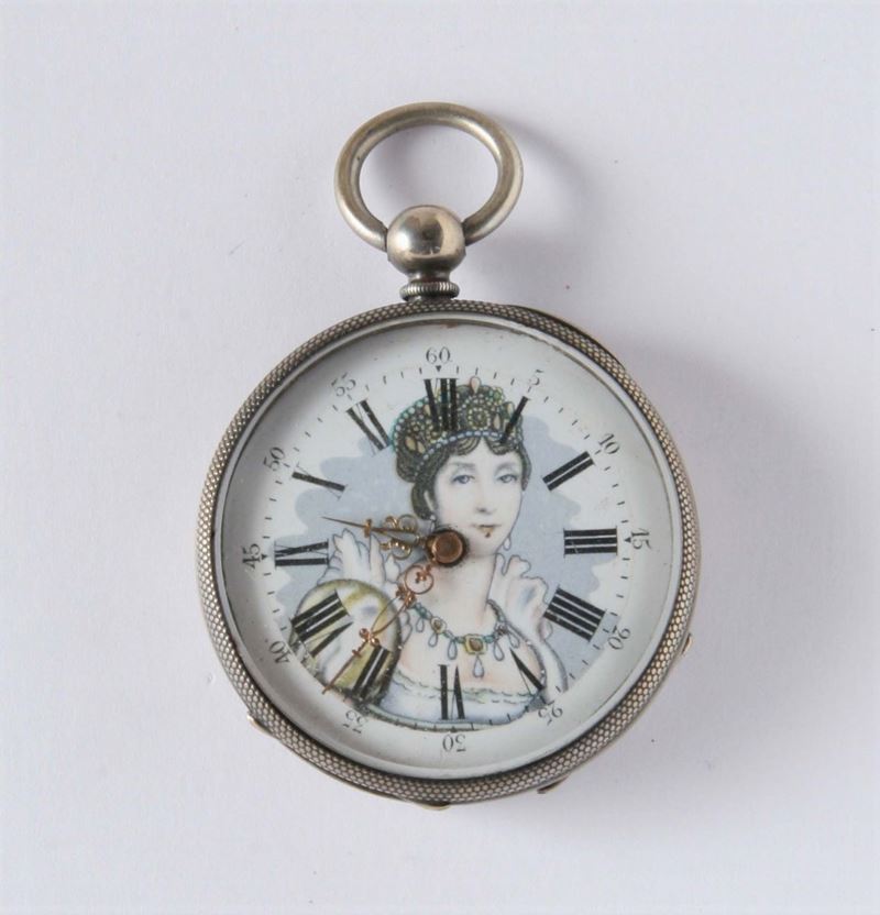 Orologio da tasca. 1850/60  - Auction Silver, Clocks and Jewels - Cambi Casa d'Aste