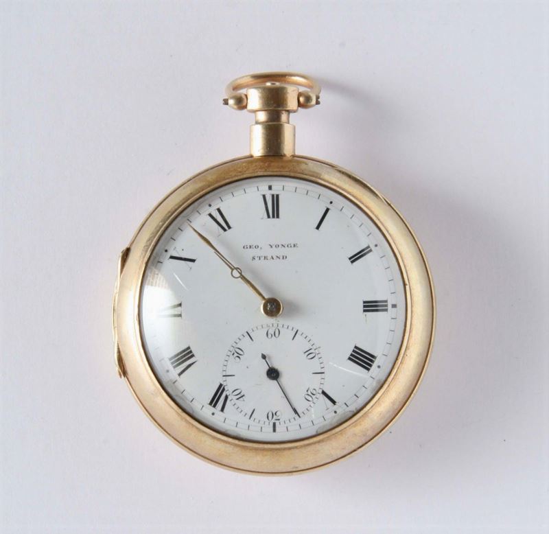 Orologio da tasca. Inghilterra 1820 circa  - Auction Silver, Clocks and Jewels - Cambi Casa d'Aste