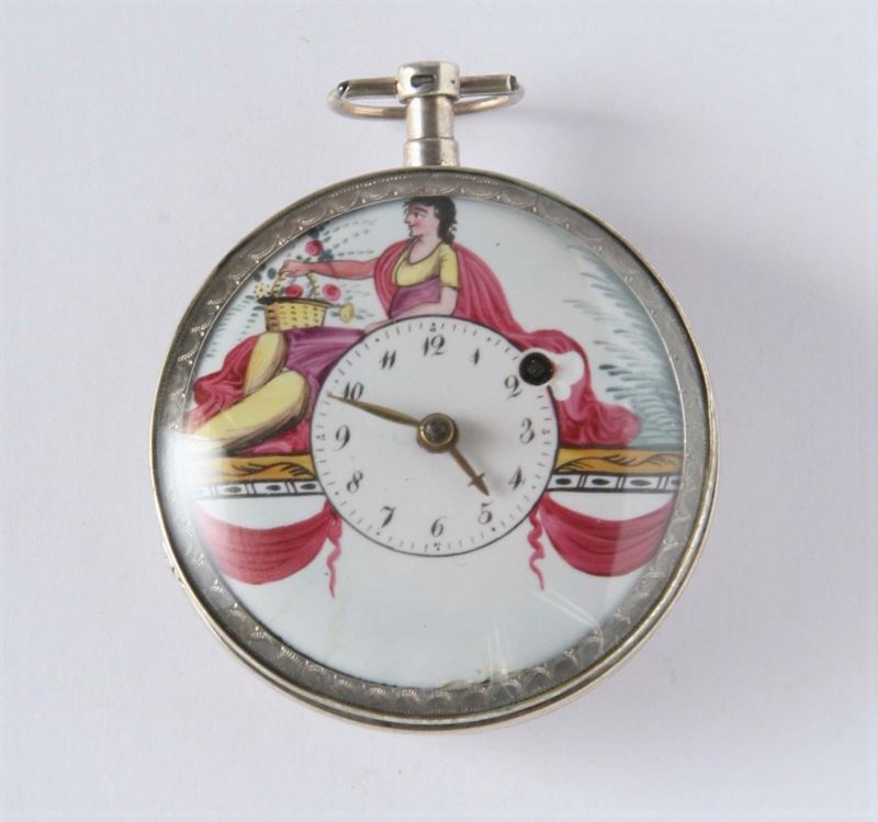 Orologio da tasca. 1850  - Auction Silver, Clocks and Jewels - Cambi Casa d'Aste