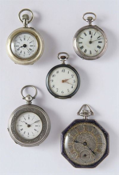 Cinque Orologi da Tasca
