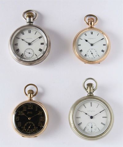Quattro Orologi da Tasca da Uomo