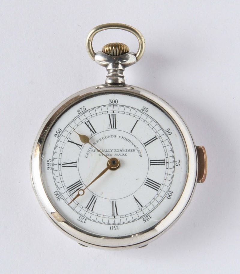 Orologio da tasca. Inizi XX secolo  - Auction Silver, Clocks and Jewels - Cambi Casa d'Aste