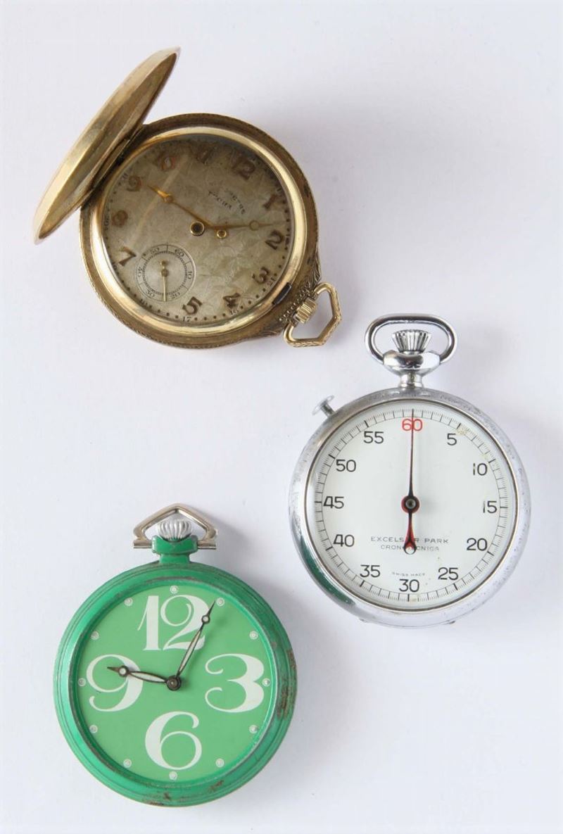 Due orologi da tasca da uomo  - Auction Silver, Clocks and Jewels - Cambi Casa d'Aste