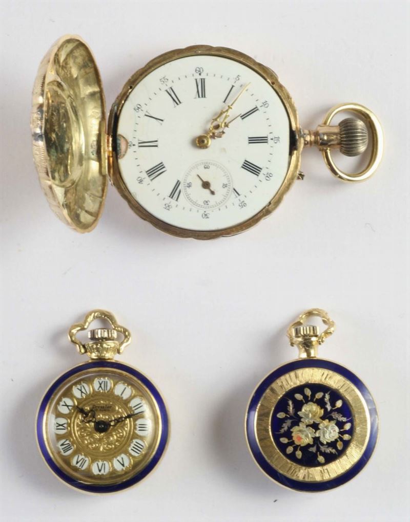 Tre orologi Lady  - Auction Silver, Clocks and Jewels - Cambi Casa d'Aste