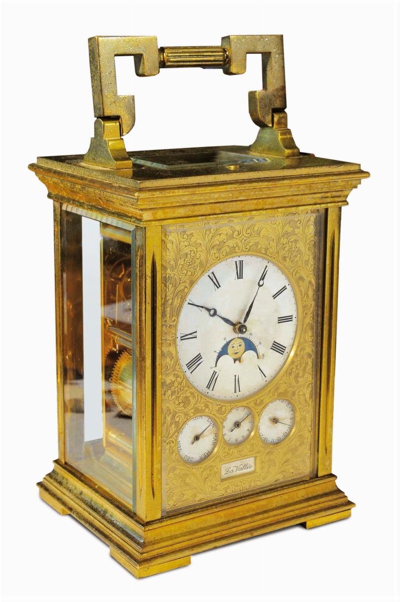 Grande officielle con cassa in bronzo dorato, XX secolo  - Auction Pendulum and Decorative Clocks - Cambi Casa d'Aste