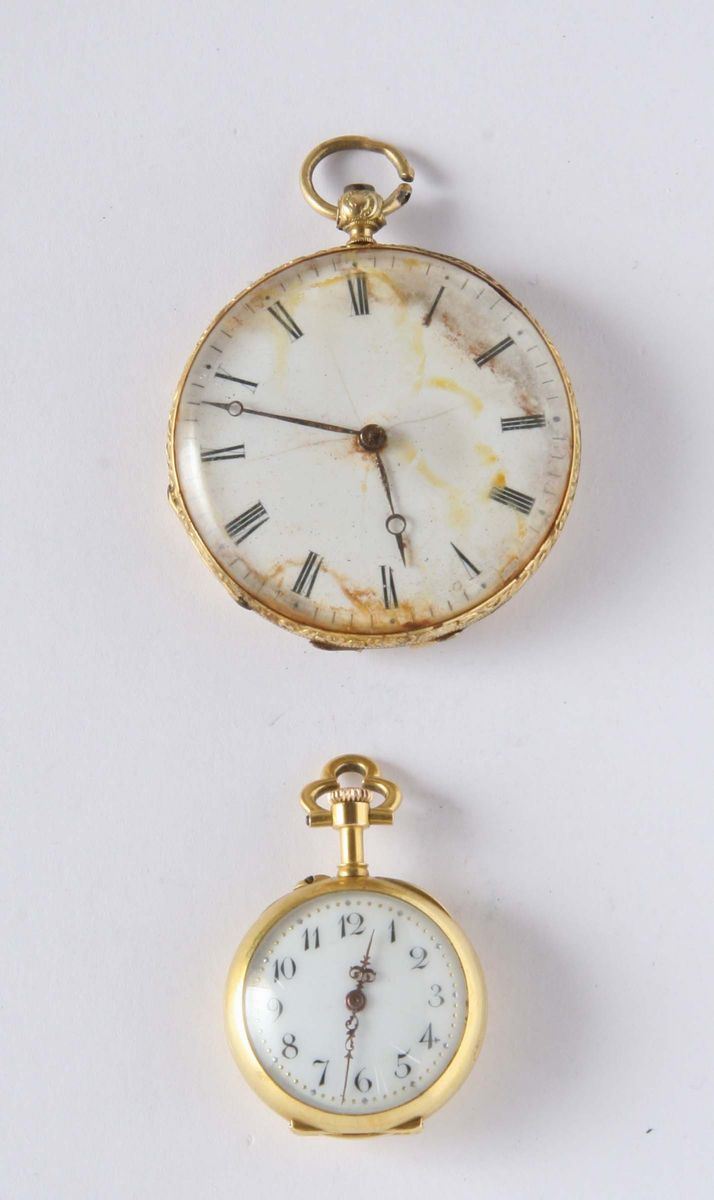 Orologio da tasca di piccole dimensioni  - Auction Silver, Clocks and Jewels - Cambi Casa d'Aste