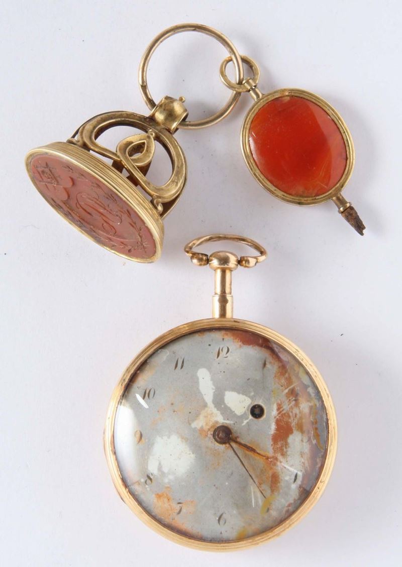 Orologio da tasca. Francia XVIII secolo  - Auction Silver, Clocks and Jewels - Cambi Casa d'Aste