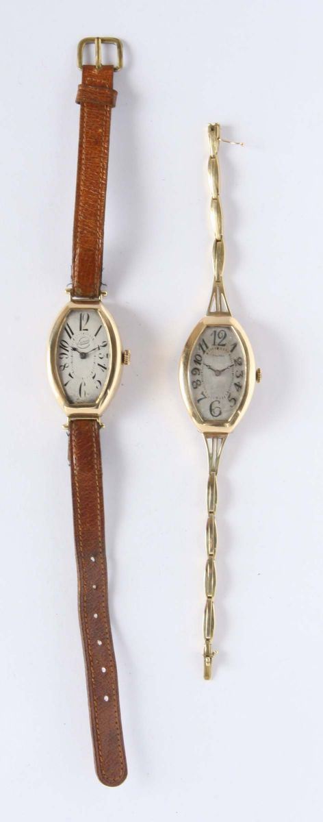 Due orologi da polso  - Asta Gioielli, Argenti ed Orologi Antichi e Contemporanei - Cambi Casa d'Aste
