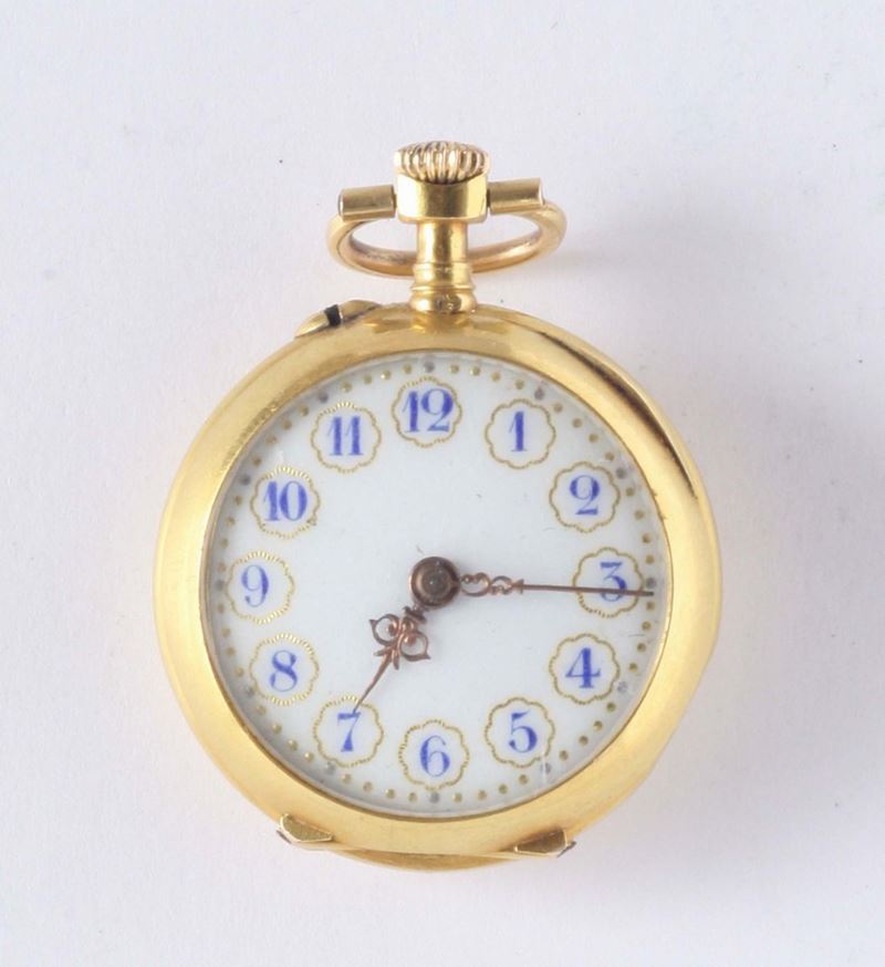 Orologio da tasca o da spilla  - Auction Silver, Clocks and Jewels - Cambi Casa d'Aste
